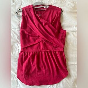 Carven Pink Sleeveless Blouse